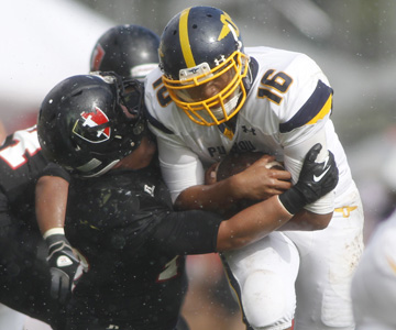 The status of injured Punahou senior quarterback Ephraim Tuliloa for Friday's game against Saint Louis is uncertain. Crusaders junior quarterback Tua Tagovailoa will be back in action after recovering from a right calf sprain.